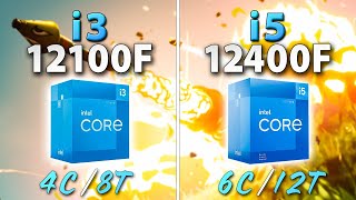 i3-12100F vs i5-12400F // Test in 10 Games