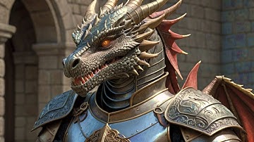 Blender with Stable Diffusion XL - Dragon knight