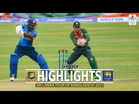 Bangladesh vs Sri Lanka Highlights || 3rd ODI || Sri Lanka tour of Bangladesh 2021