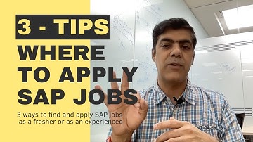 Ultimate Guide: How to Apply for SAP Jobs as a Fresher or Experienced