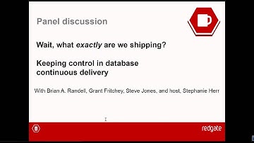 Wait, what exactly are we shipping? Keeping control in database continuous delivery
