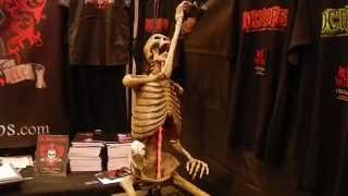 Drunk Skeleton - Animatronic Halloween Prop