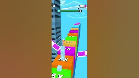 Cube Surfer Gameplay #26 IOS Android Gaming #shorts