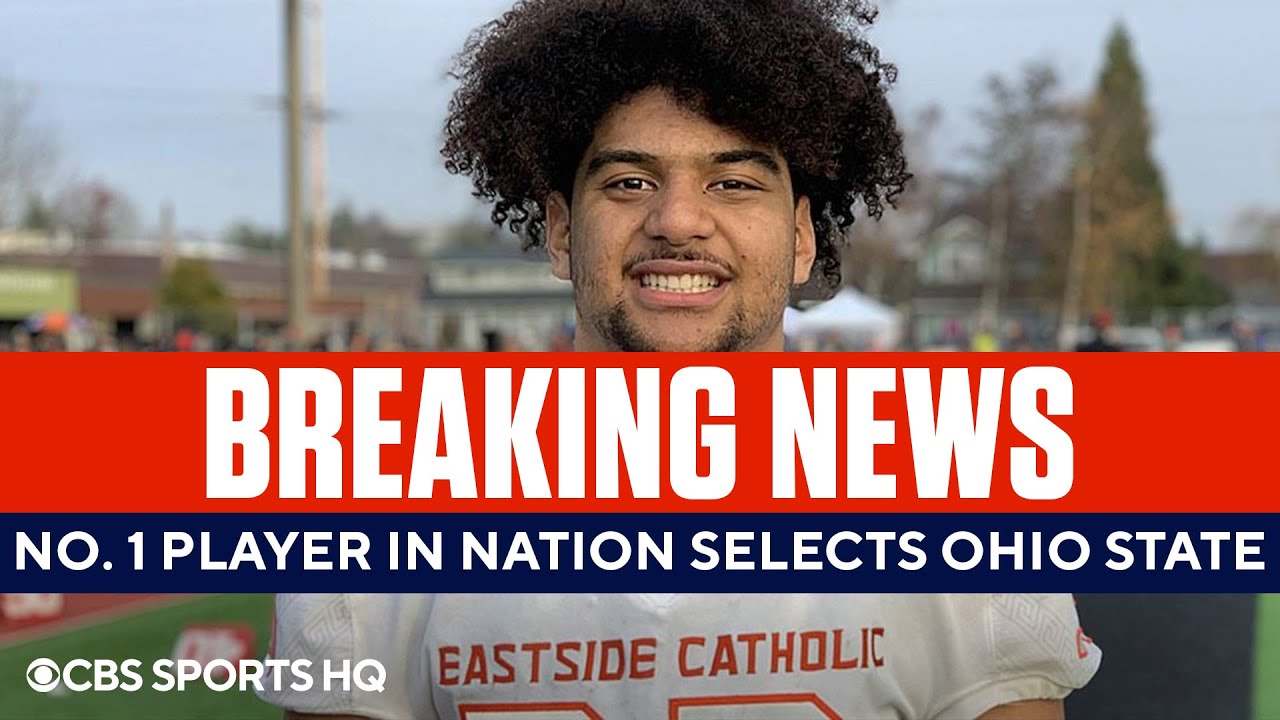 No. 1 Player in the Nation J.T. Tuimoloau Selects Ohio State | CBS Sports HQ