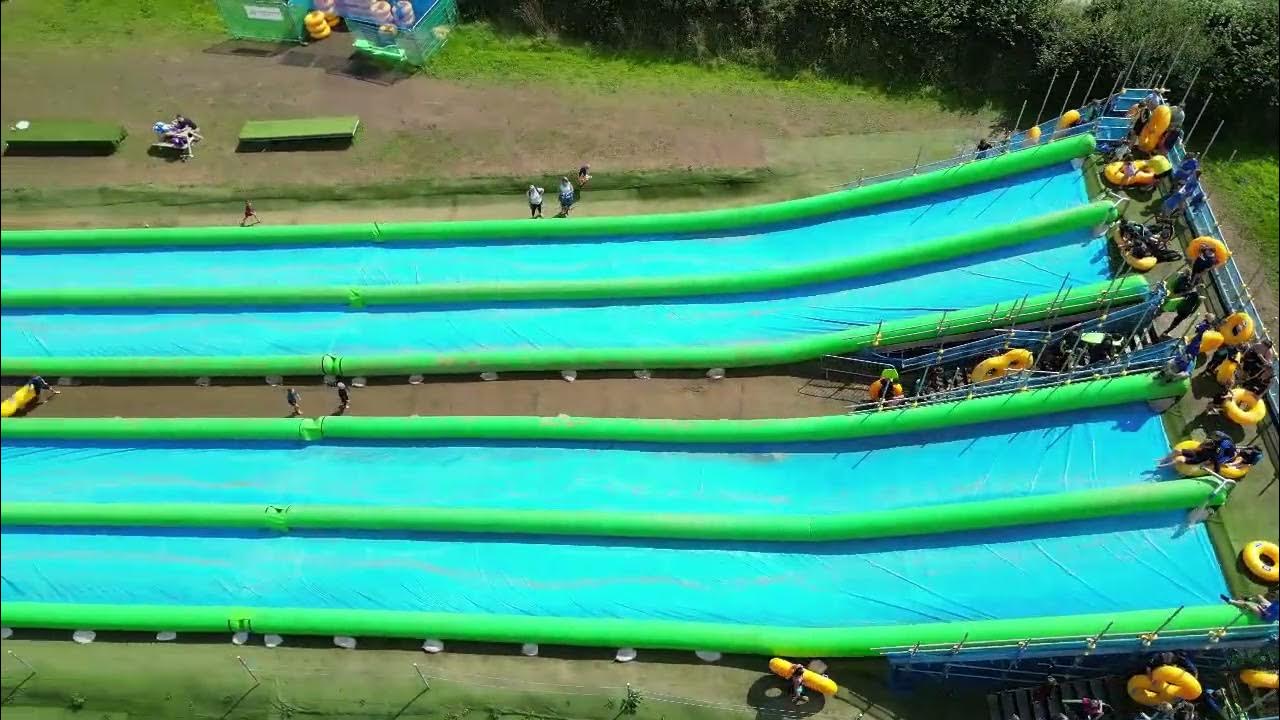 Giant slip and slide cornwall 2023 youtube