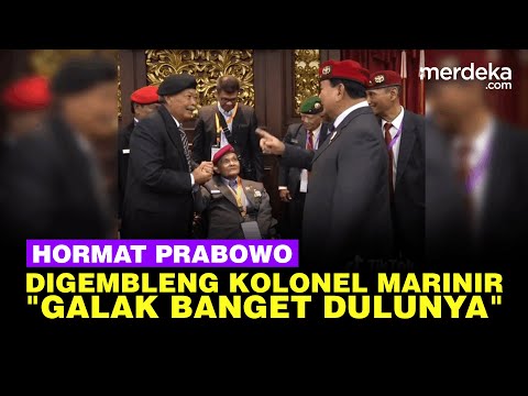 Menhan Prabowo Kenang Digembleng Keras Kolonel Marinir Galak, Ini Sosoknya