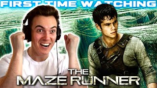 *THE MAZE RUNNER* is WAY BIGGER than EXPECTED! | First Time Watching | (reaction/commentary/review)