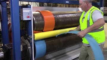 Dicar Anvilatch™ quick mounting rotary anvil blanket system