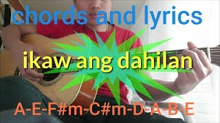 Ikaw ang dahilan LYRICS and chords by jerry angga