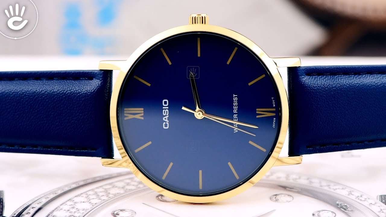 Casio Orologio Elegante MTP-VT01GL-2B – Collezione CASIO – Design Vintage, Movimento Al Quarzo - 2