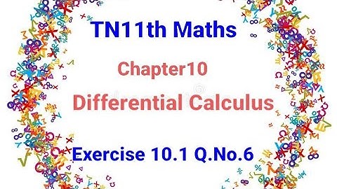 TN 11th Maths Chapter10 Exercise 10.1 Q.No.6