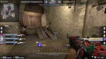 CS:GO - ESEA - 1v4 cobblestone