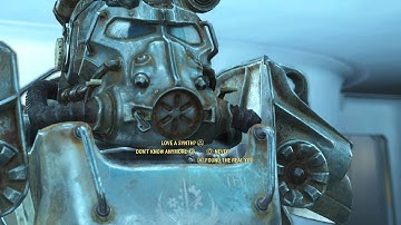 Fallout 4 - Institutionalized: Agree To Join Father & Institute "Love A Synth?" Dialogue Tree PS4