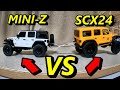 Axial SCX24 VS KYOSHO MINI-Z Comparison video