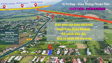 Đất nhà cắt bán.400m2 ở Suối Tiên Diên Khánh. Sổ sách đầy đủ. Giá rẻ nhất thị trường
