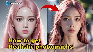 How to get realistic photographs#aiart #tutorial #aitools #digitalart #seaartai screenshot 5