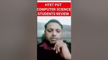 HTET PGT COMPUTER SCIENCE STUDENTS REVIEW #nsclasses #computerscience #HTETPGT2023