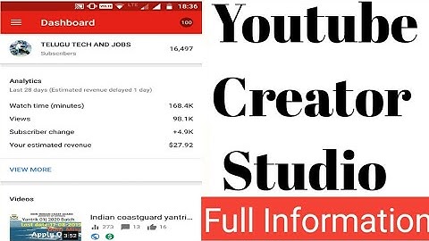 Youtube Creator Studio Full Information | Youtube studio beta 2019 | YT studio complete  settings