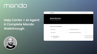 Yardım Merkezi + AI Destek Botu: Mando ile Tam Kurulum Rehberi
