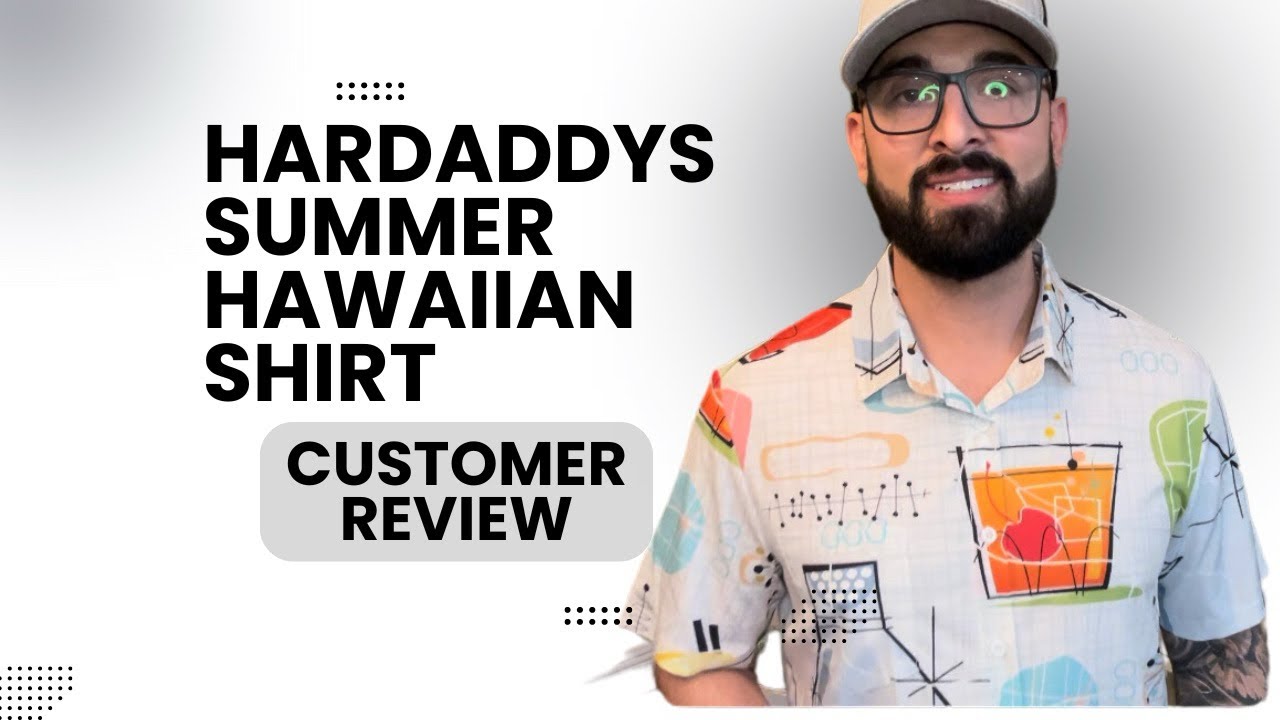 Stylish Summer Vibes: Hardaddy Men’s Hawaiian Shirt Review!