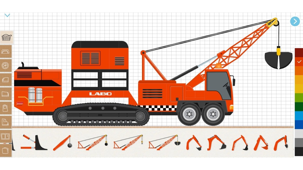 Building a Grabbing Arm Truck In Labo Construction Truck