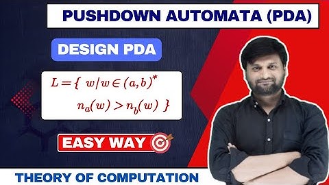 Pushdown Automata | PDA for a
