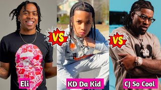 KD Da Kid vs Eli Unique vs CJ So Cool Lifestyle Comparison 2024