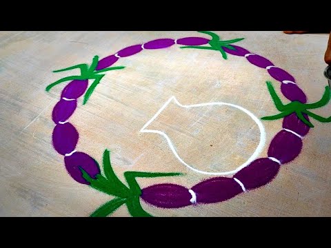 Pongal pot rangoli 2023/sankranthi muggulu/pongal spl pongal paanaikolam/beautiful rangolidesigns