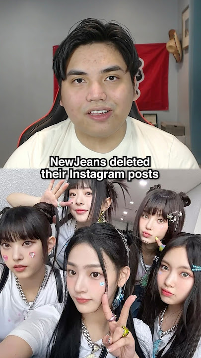 NewJeans Deletes All Posts! #kpop #newjeans #ador #instagram #haerin