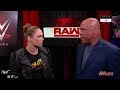 WWE Ronda Rousey Backstage Moments 2018 Debut - Wrestlemania / Royal Rumble