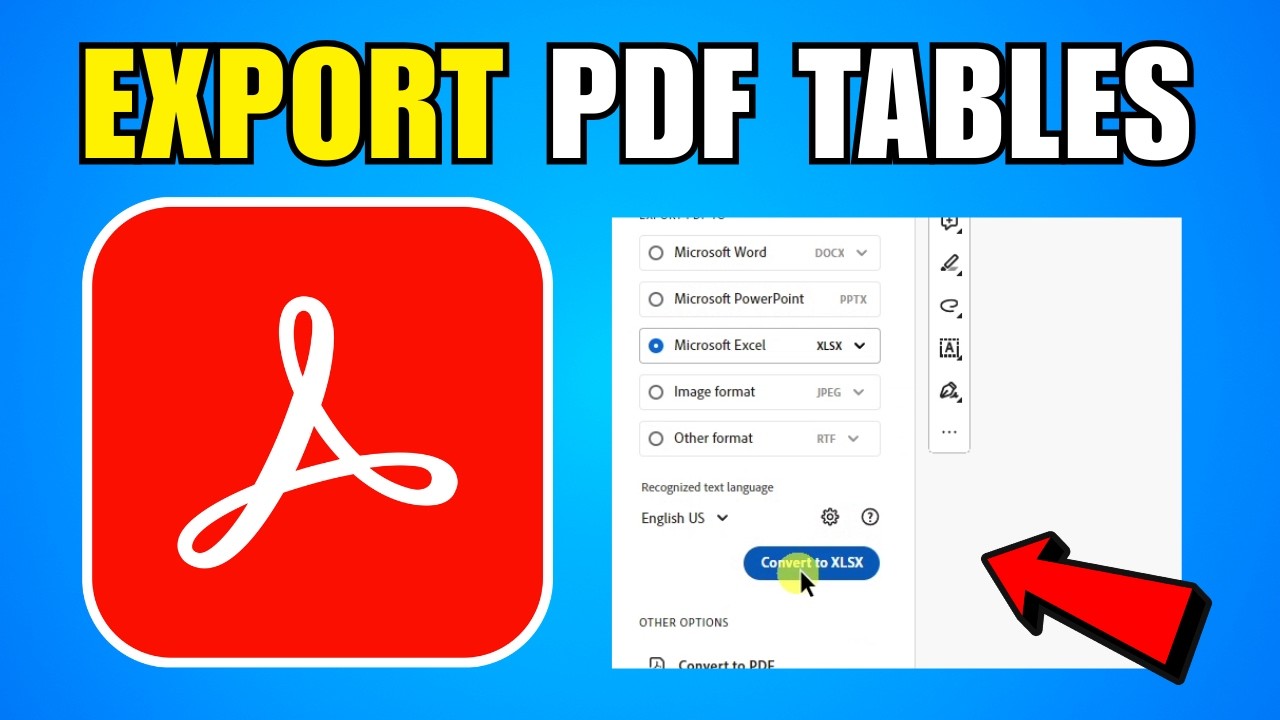 How To Export PDF Tables To Excel From Adobe Acrobat (2026) (Complete ...