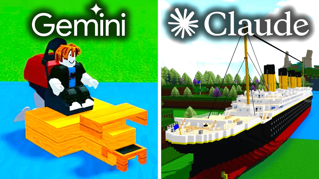 Gemini vs Claude Make Build a Boat For Treasure