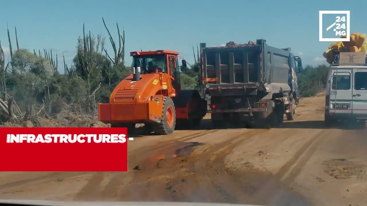 INFRASTRUCTURES - Sur la portion Tolagnaro - Ambovombe de la RN13 en pleins travaux
