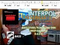 Interpol  obstacle 1 bass cover  play along tabs