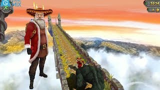 iGameMix😀TEMPLE RUN 2 Fullscreen☑️SANTA CLAUS CandleSombrero Hat Sky Summit Map*Gameplay Kid#369 screenshot 5