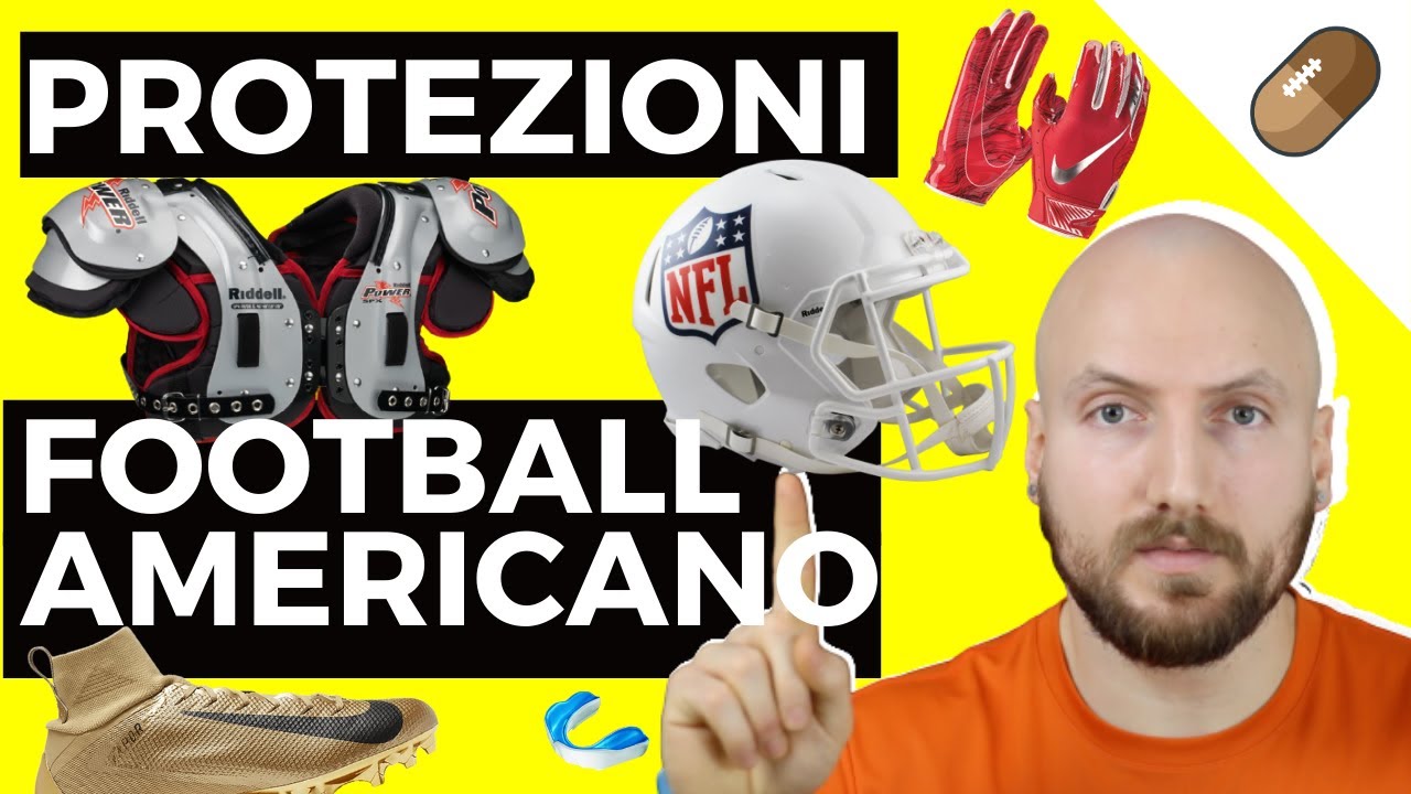 PROTEZIONI nel FOOTBALL AMERICANO dalla testa ai piedi! 