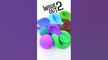 Satisfying Slime Smash ASMR | Inside Out 2 Themed Color Butter Slime Smash