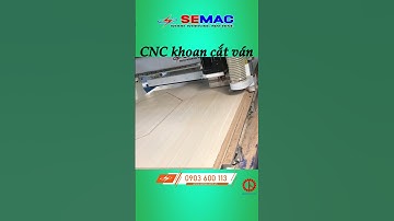 Máy CNC router phay khoan tự động | Khoan cắt ván tự động thay dao | Máy chế biến gỗ