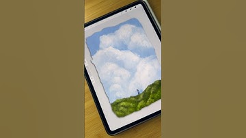 Procreate Clouds Tutorial #procreatebrushes #procreatetutorials