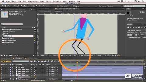 After Effects CS5 302: Cartoon Animation Basics - 28 Animating the Legs