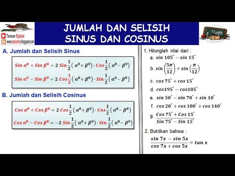 Video: Apakah formula trigonometri?