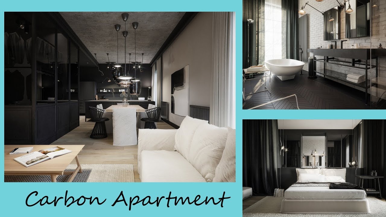 View of Apartment ideas | Carbon Apartment | Aga Kobus - YouTube
