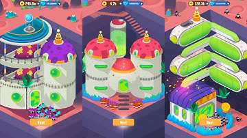 MAX LEVEL in Idle Digging - All Locations on Mars (Gameplay)