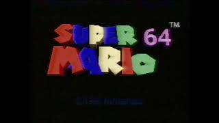 Super Mario 64 March 1996 Unaired TV Advert