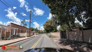 Historic East Palace Avenue Santa Fe New Mexico