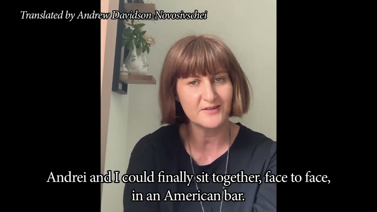 Novelist Ana Maria Sandu Remembers Her "First American"