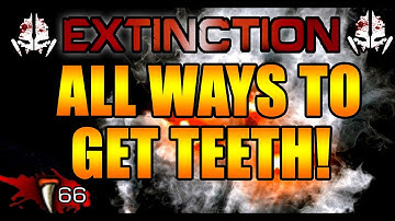 How To Get Teeth Fast! ALL WAYS EXPLAINED! (Call of Duty: Ghosts Extinction Armory Upgrades)