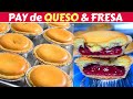 EMPRENDE DESDE CASA! 20 PIEZAS  PAY DE FRESA y QUESO +IDEAS para TU NEGOCIO Dulce Hogar Recetas