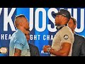 INTENSE OLEKSANDR USYK & ANTHONY JOSHUA REFUSE TO BREAK FACE OFF IN 2ND HEAD TO HEAD!