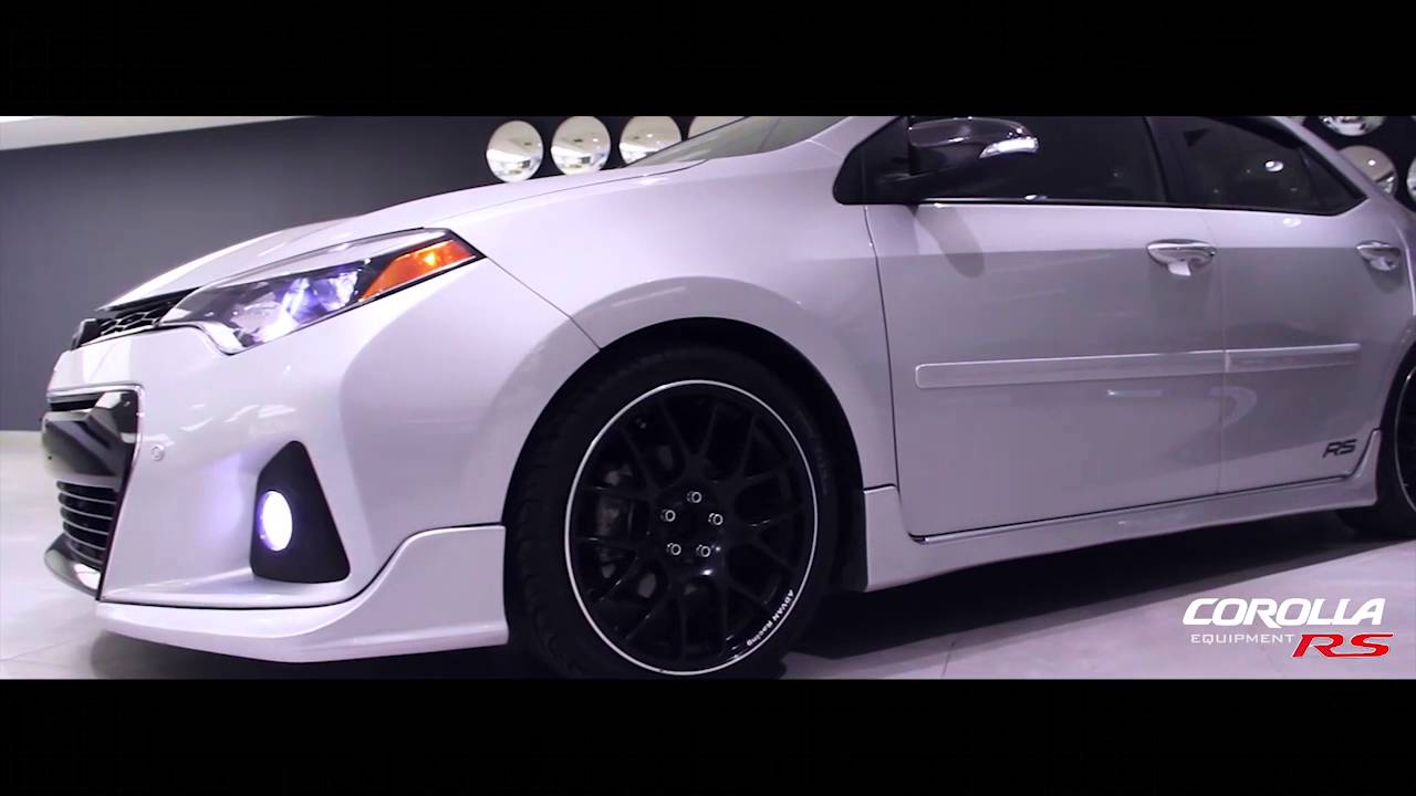 TOYOTA COROLLA 2015 - NEW BODY KIT RS - YouTube